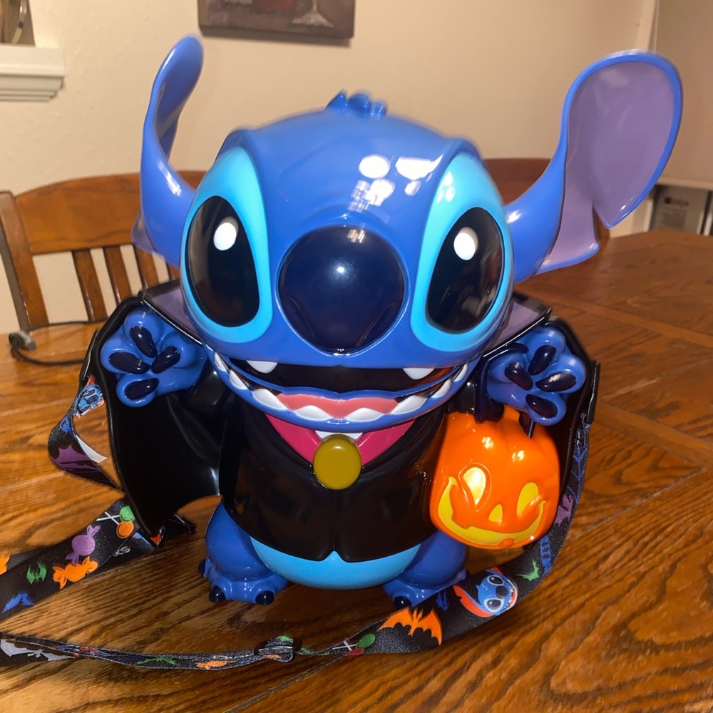 Disney Parks Vampire Stitch Popcorn Bucket